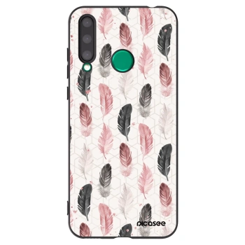 Picasee Μαύρη θήκη σιλικόνης για Honor 20 Lite - Feather 2