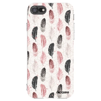 Picasee διαφανής θήκη σιλικόνης Apple iPhone 8 - Feather 2