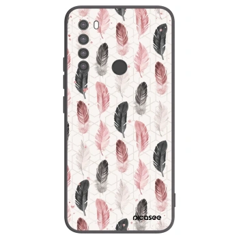 Picasee Μαύρη θήκη σιλικόνης για Xiaomi Redmi Note 8 - Feather 2