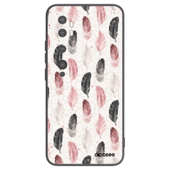 Picasee Μαύρη θήκη σιλικόνης για Xiaomi Mi Note 10 (Pro) - Feather 2