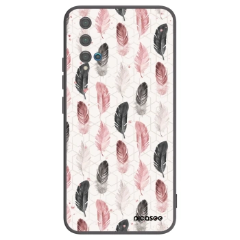 Picasee Μαύρη θήκη σιλικόνης για Huawei Nova 5T - Feather 2