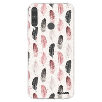 Picasee διαφανής θήκη σιλικόνης Huawei P40 Lite E - Feather 2