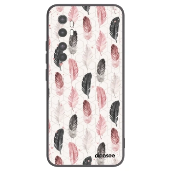 Picasee Μαύρη θήκη σιλικόνης για Xiaomi Mi Note 10 Lite - Feather 2