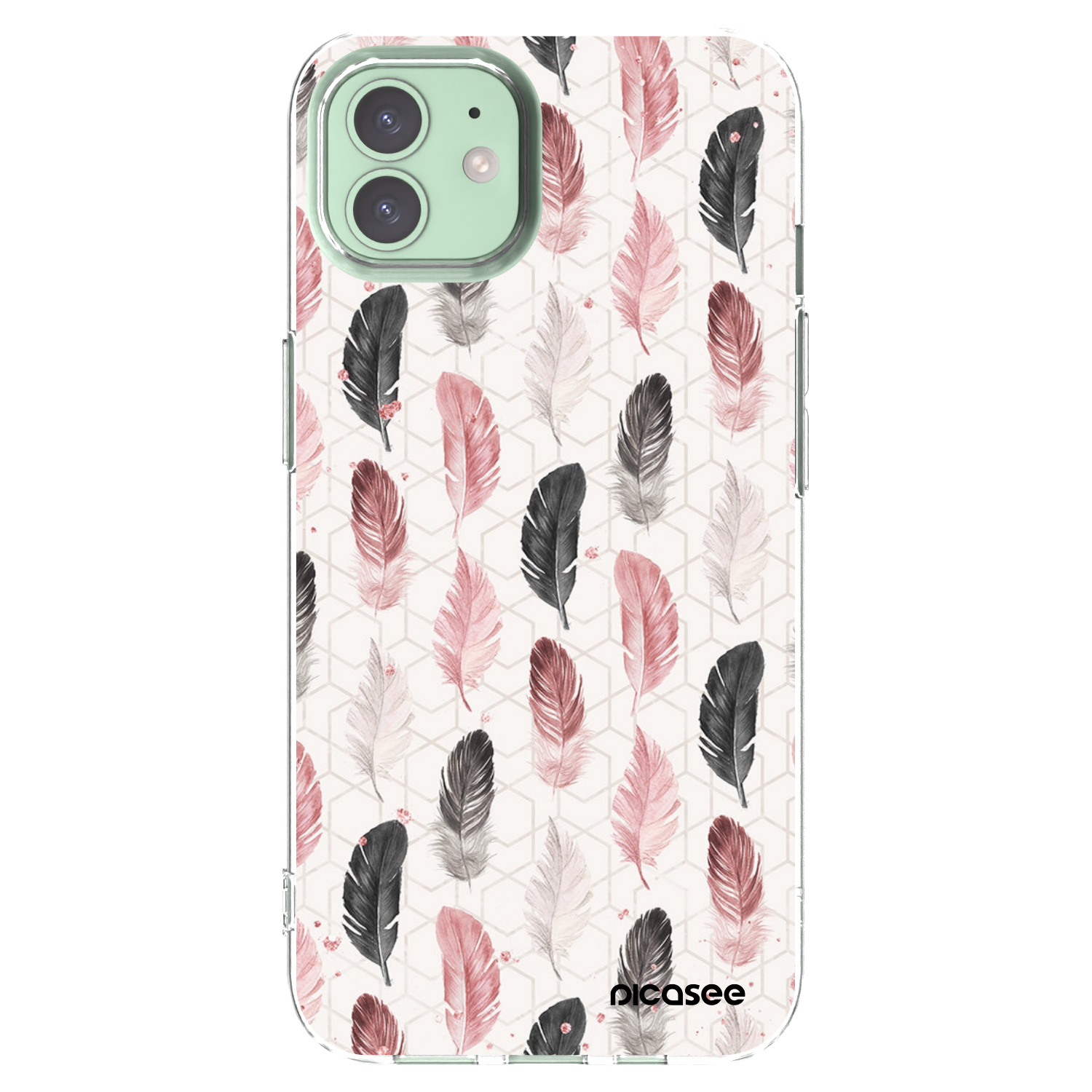 Picasee διαφανής θήκη σιλικόνης Apple iPhone 12 - Feather 2