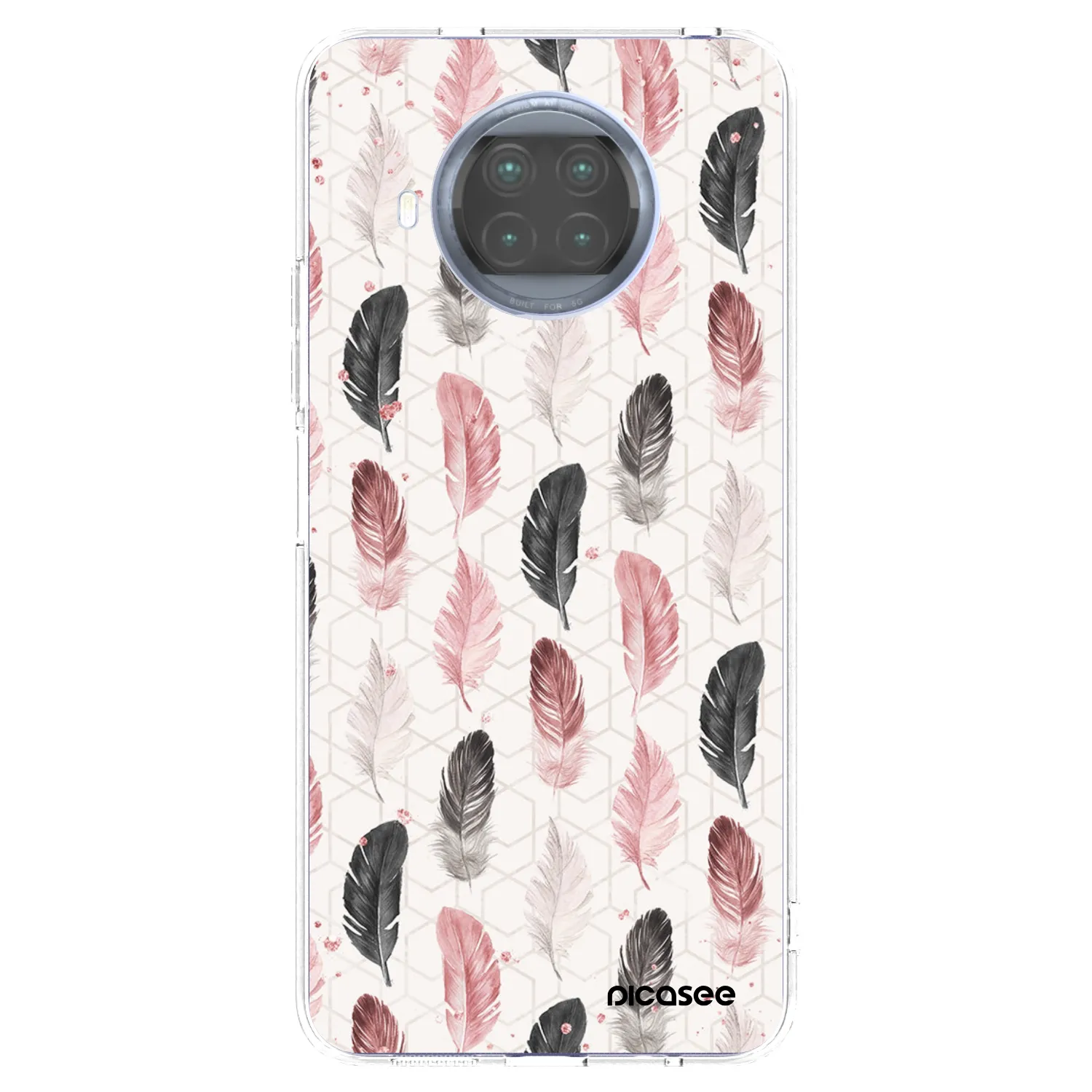 Picasee διαφανής θήκη σιλικόνης Xiaomi Mi 10T Lite - Feather 2