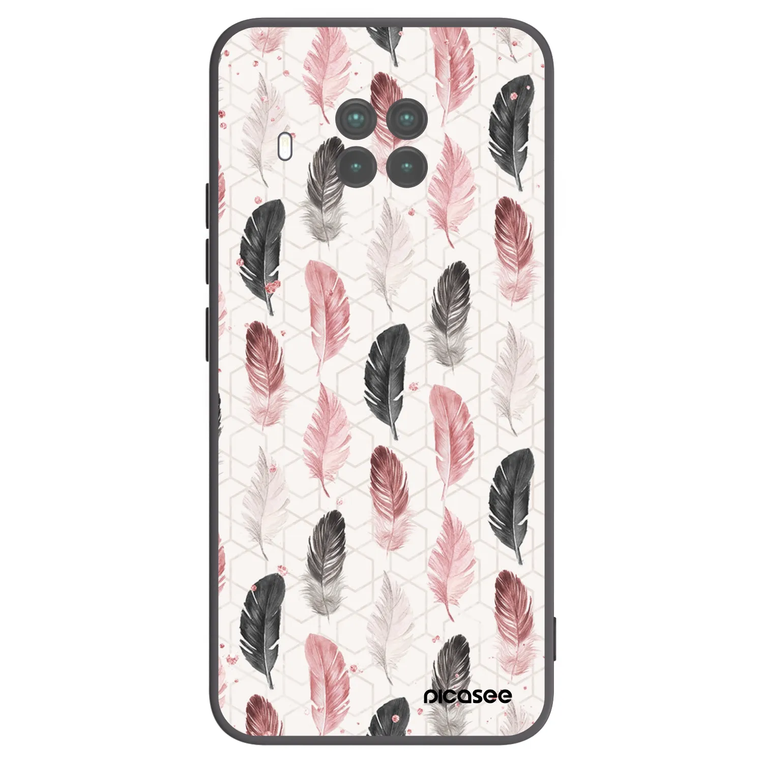 Picasee Μαύρη θήκη σιλικόνης για Xiaomi Mi 10T Lite - Feather 2