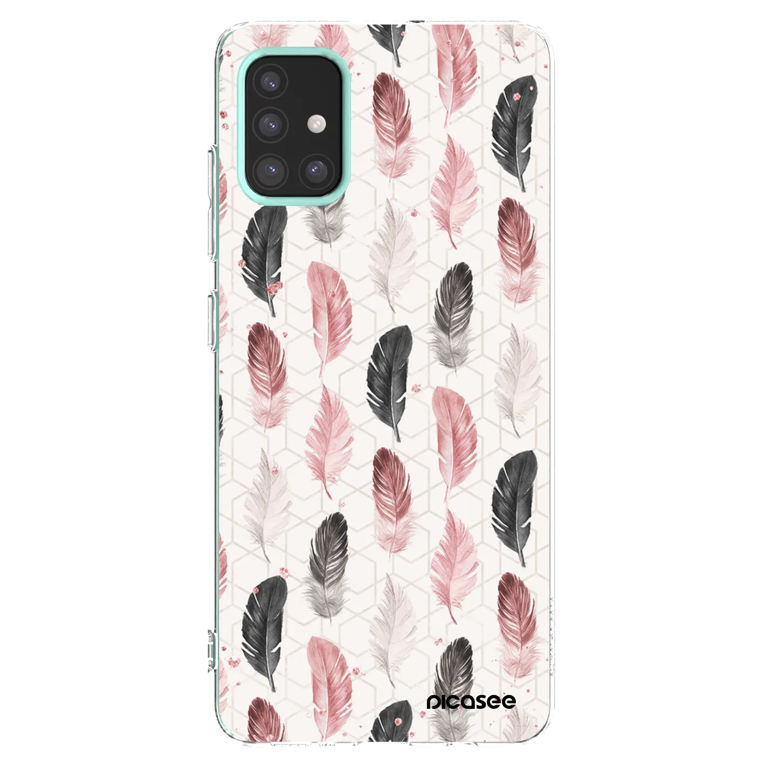 Picasee διαφανής θήκη σιλικόνης Samsung Galaxy M31s - Feather 2