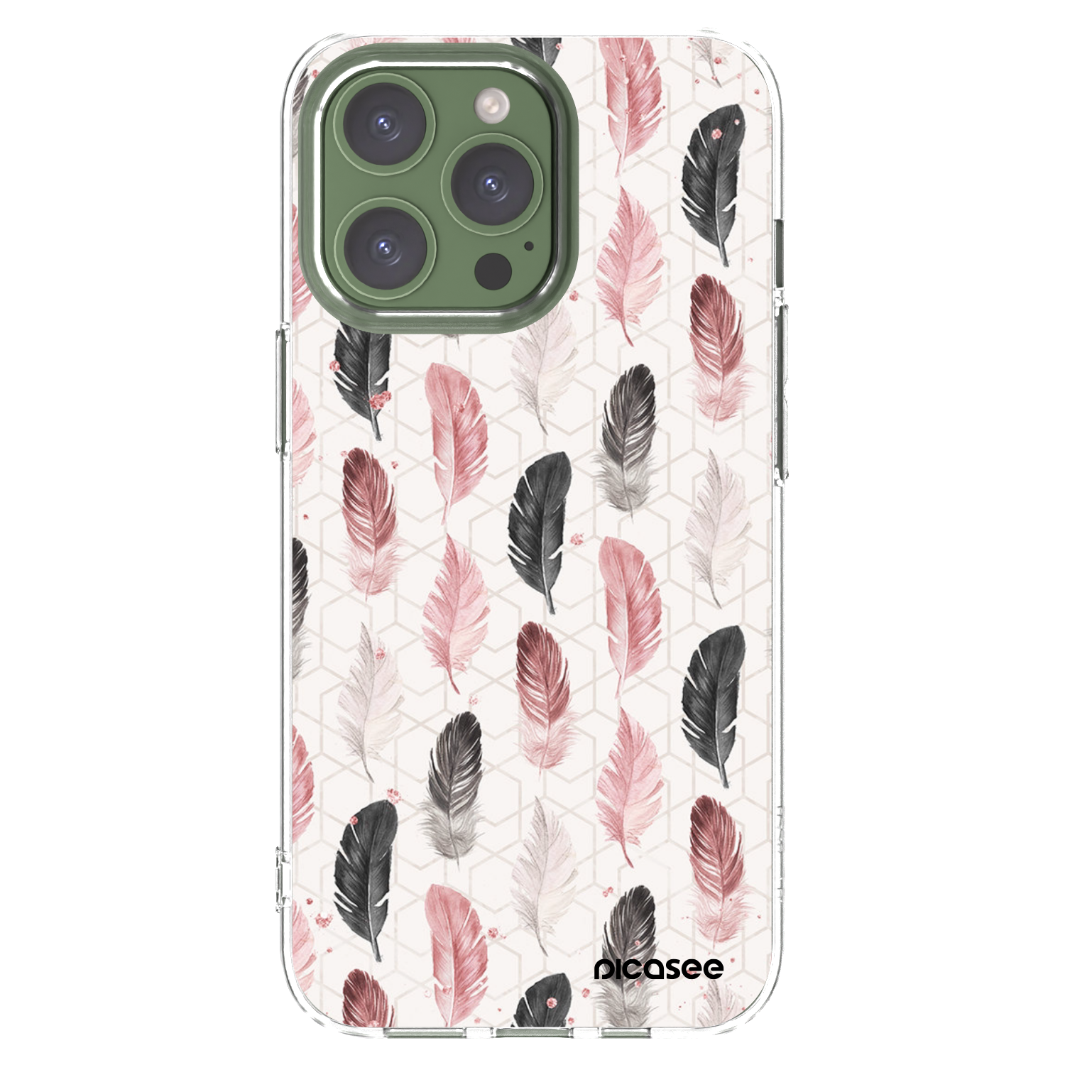 Picasee διαφανής θήκη σιλικόνης Apple iPhone 13 Pro - Feather 2