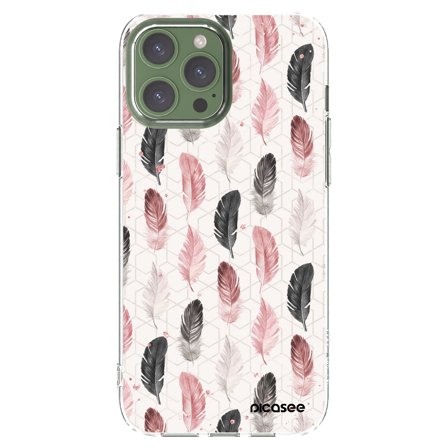 Picasee διαφανής θήκη σιλικόνης Apple iPhone 13 Pro Max - Feather 2