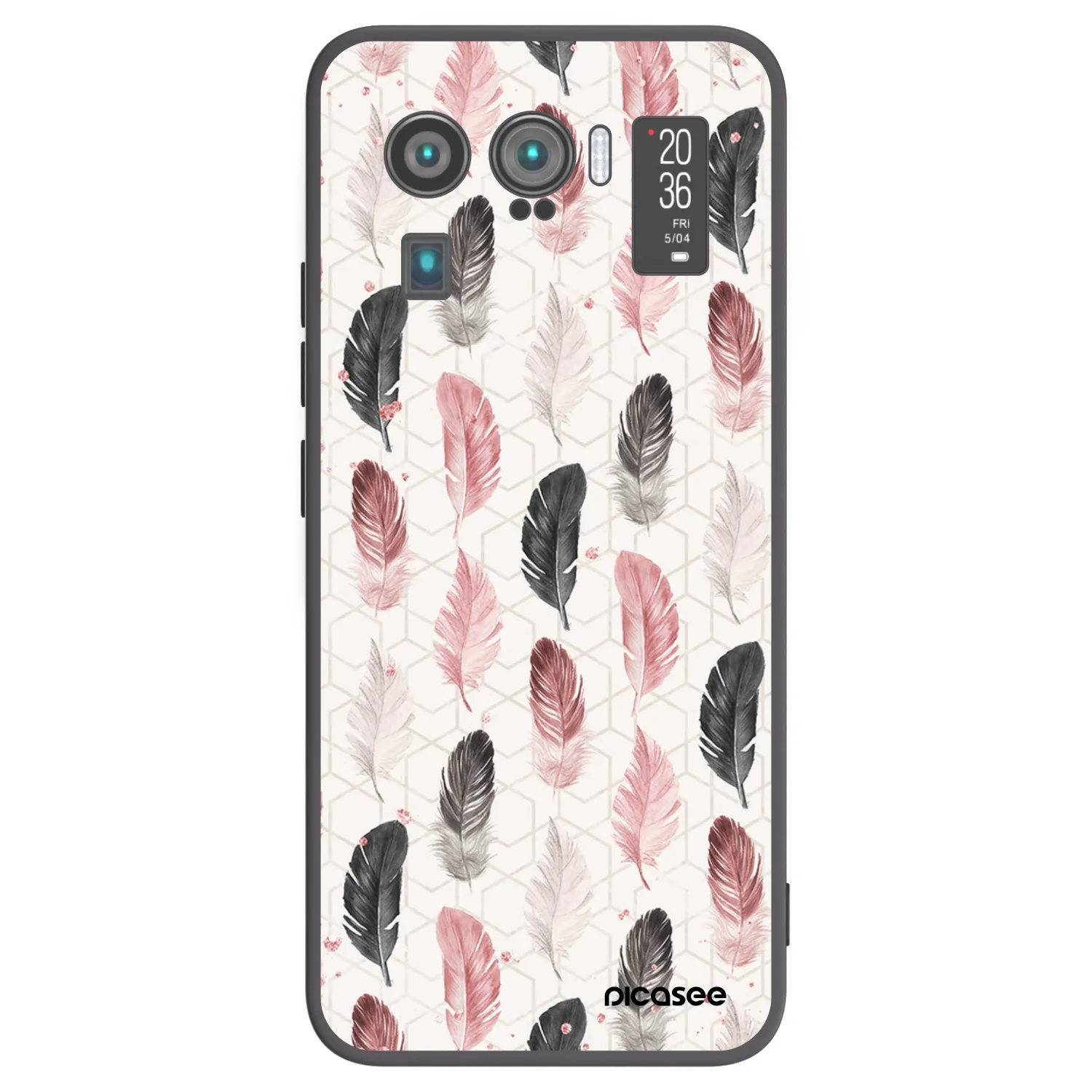 Picasee Μαύρη θήκη σιλικόνης για Xiaomi Mi 11 Ultra - Feather 2