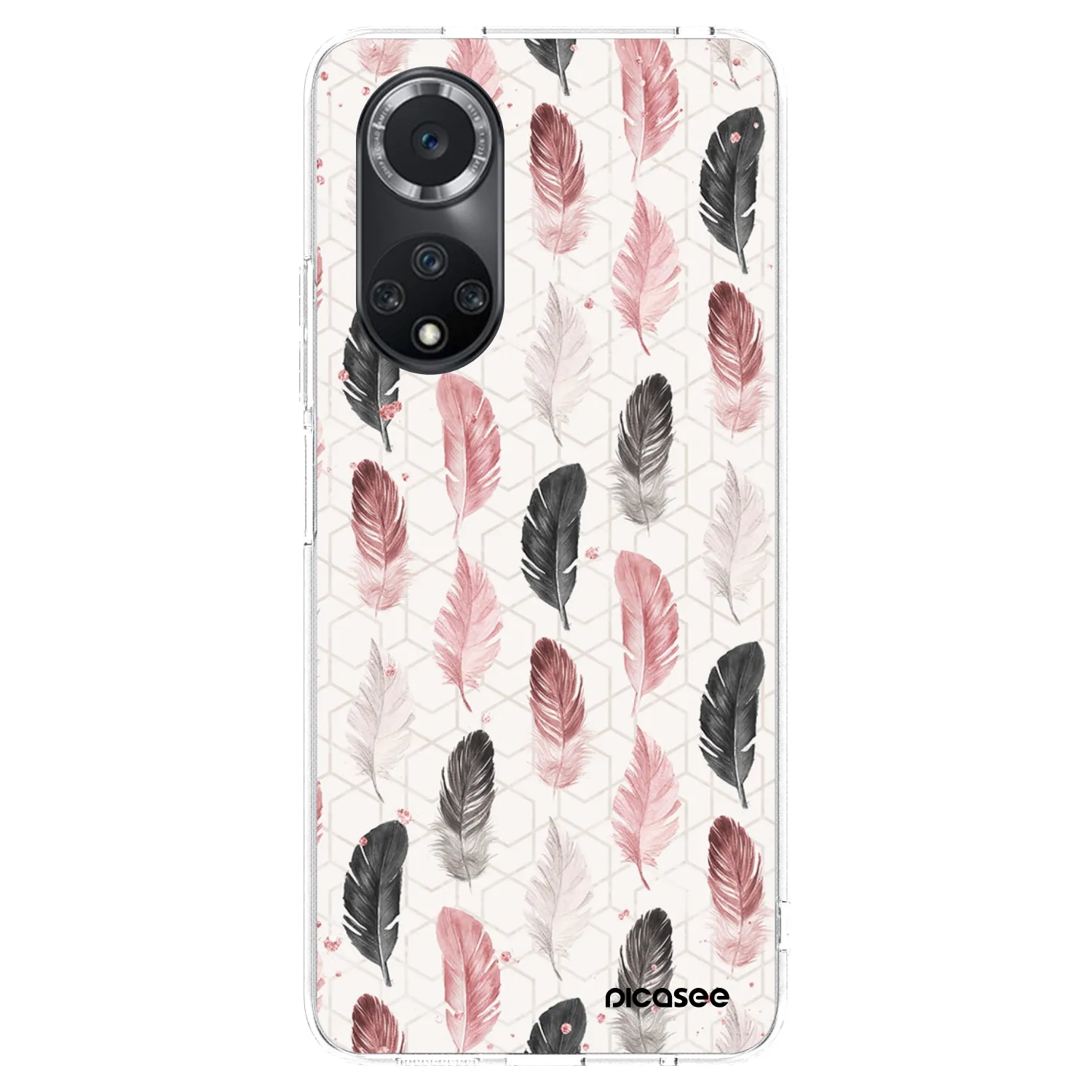 Picasee διαφανής θήκη σιλικόνης Huawei Nova 9 SE - Feather 2