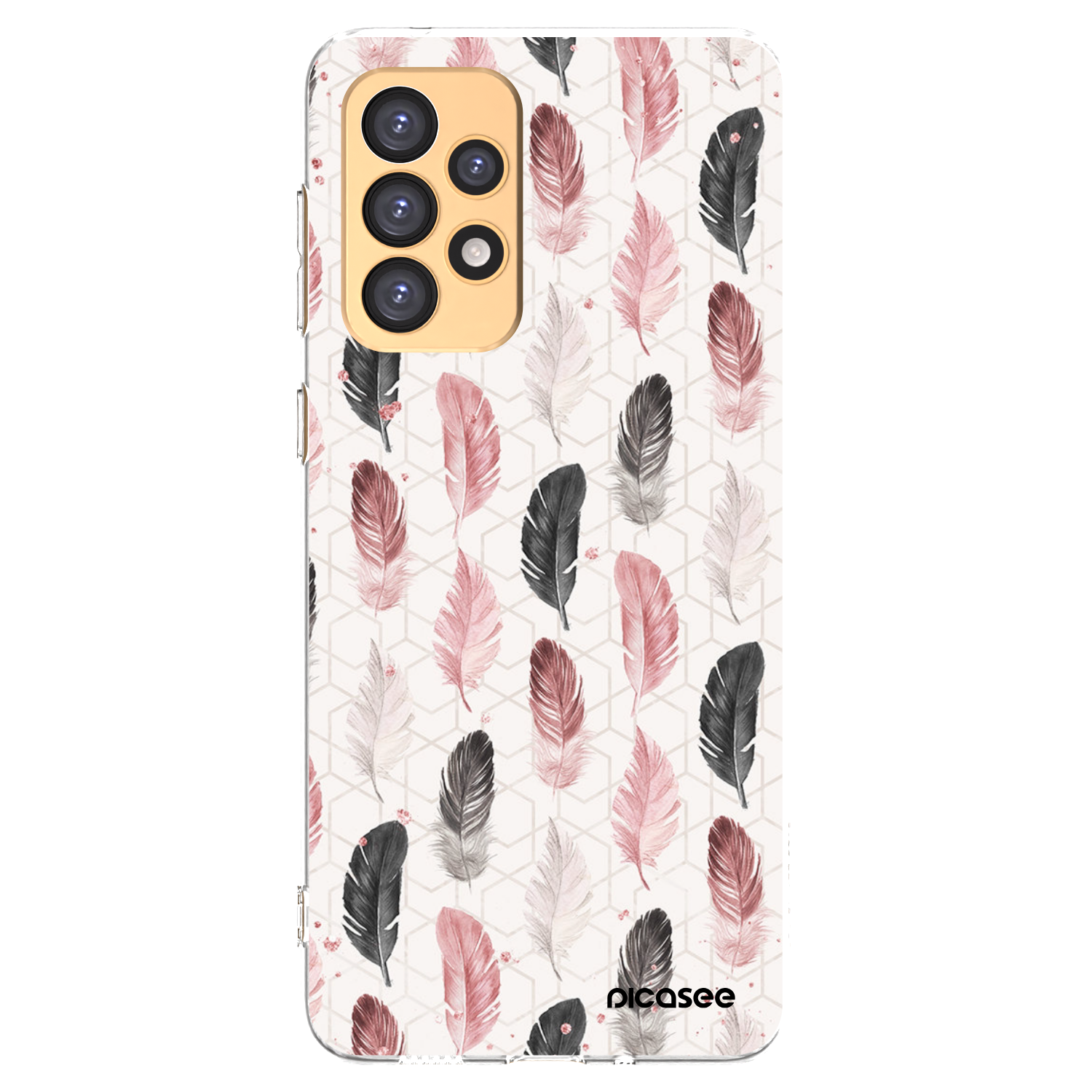Picasee διαφανής θήκη σιλικόνης Samsung Galaxy A33 5G A336 - Feather 2