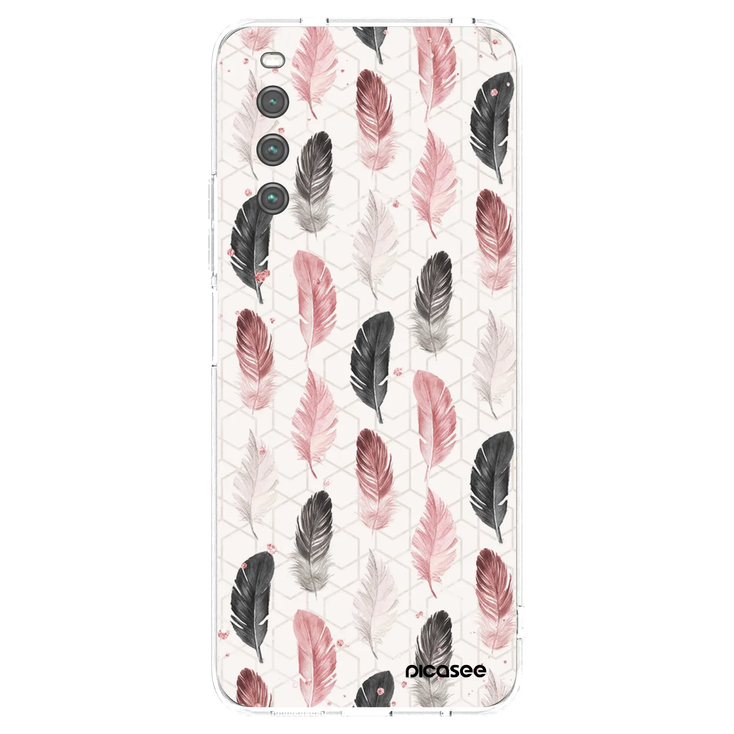 Picasee διαφανής θήκη σιλικόνης Sony Xperia 10 IV 5G - Feather 2