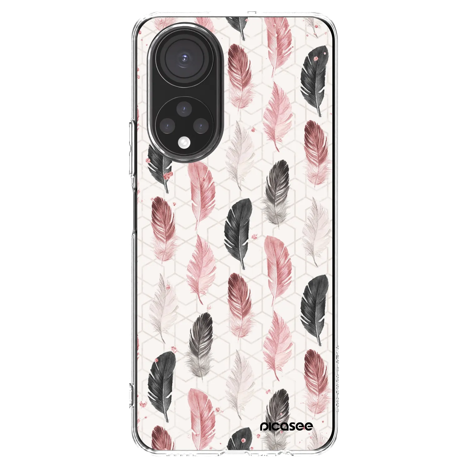Picasee διαφανής θήκη σιλικόνης Honor X7 - Feather 2