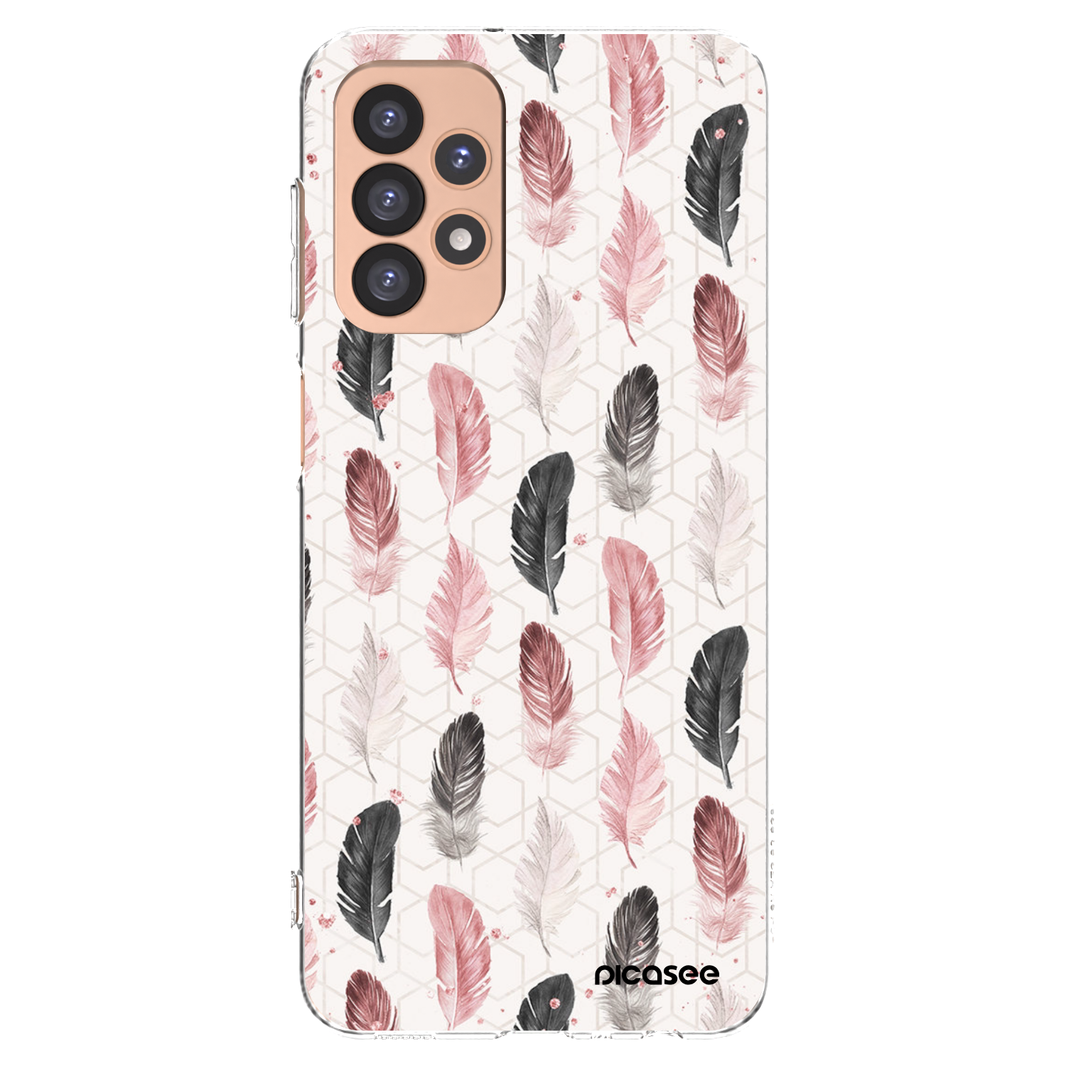 Picasee διαφανής θήκη σιλικόνης Samsung Galaxy A23 A236B 5G - Feather 2