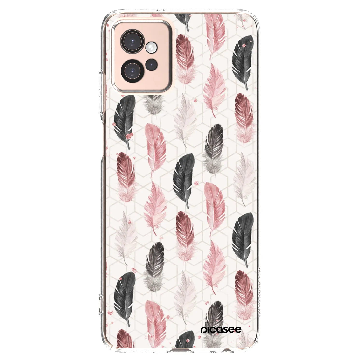 Picasee διαφανής θήκη σιλικόνης Motorola Moto G32 - Feather 2