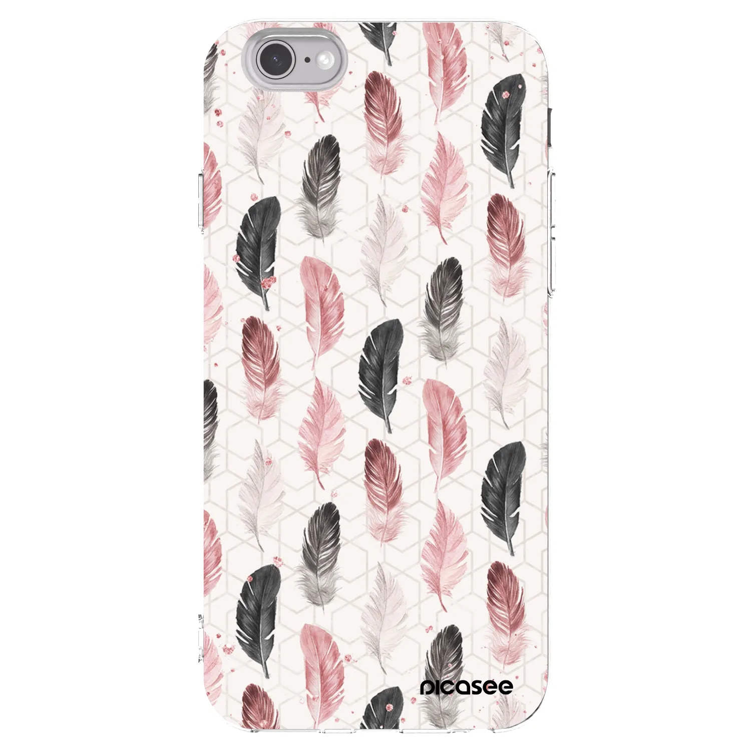 Picasee διαφανής θήκη σιλικόνης Apple iPhone 6/6S - Feather 2