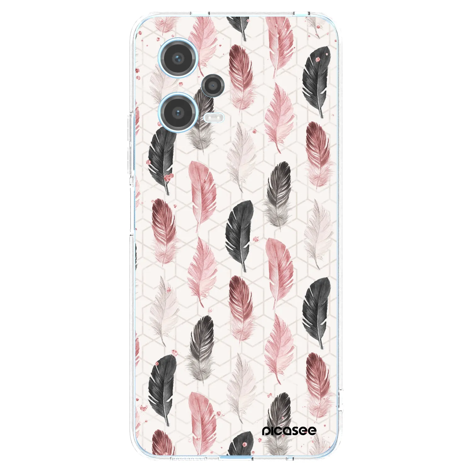 Picasee διαφανής θήκη σιλικόνης Xiaomi Redmi Note 12 5G - Feather 2
