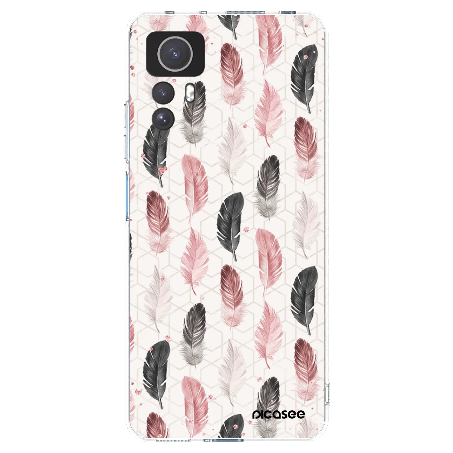 Picasee διαφανής θήκη σιλικόνης Xiaomi Redmi Note 12S - Feather 2