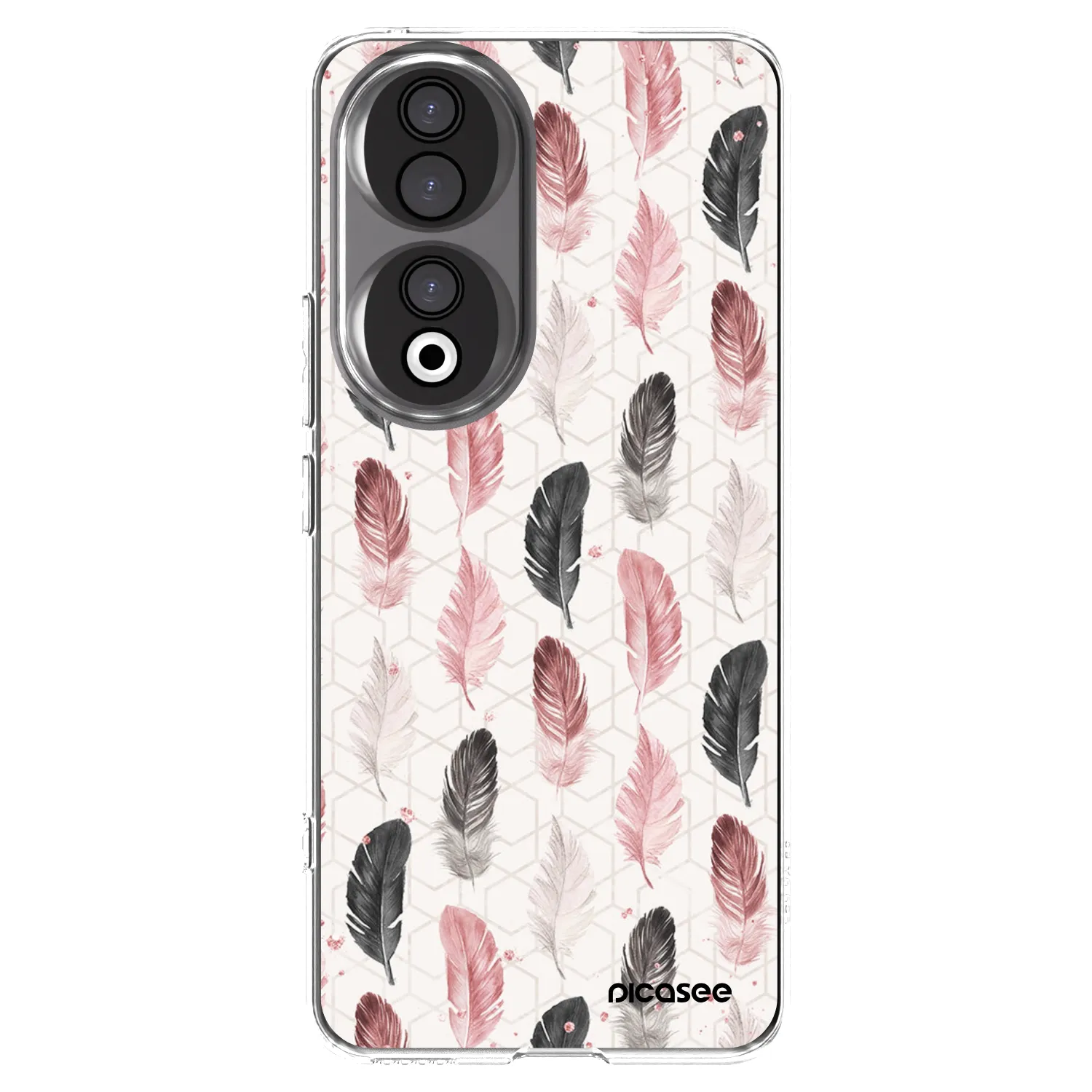 Picasee διαφανής θήκη σιλικόνης Honor 90 5G - Feather 2