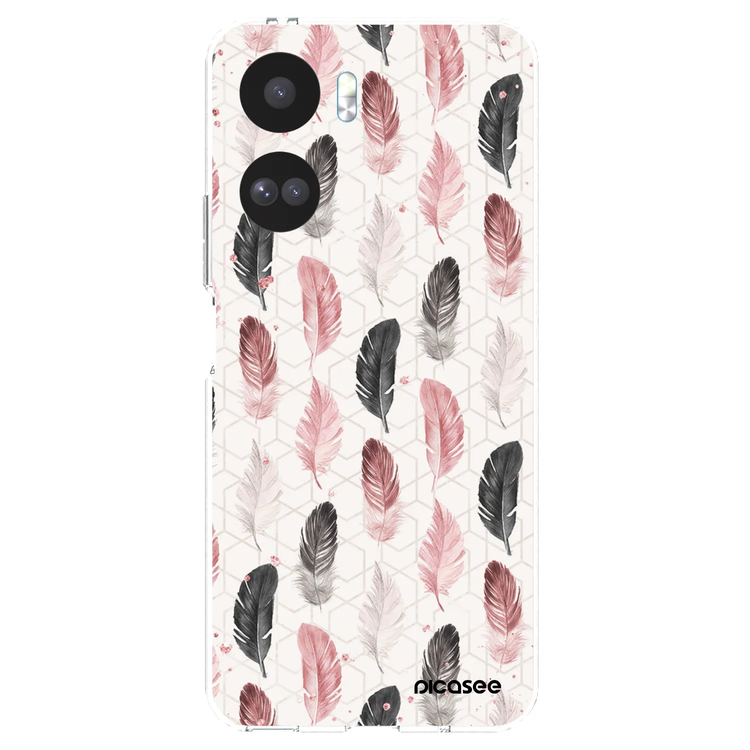 Picasee διαφανής θήκη σιλικόνης Honor 90 Lite 5G - Feather 2
