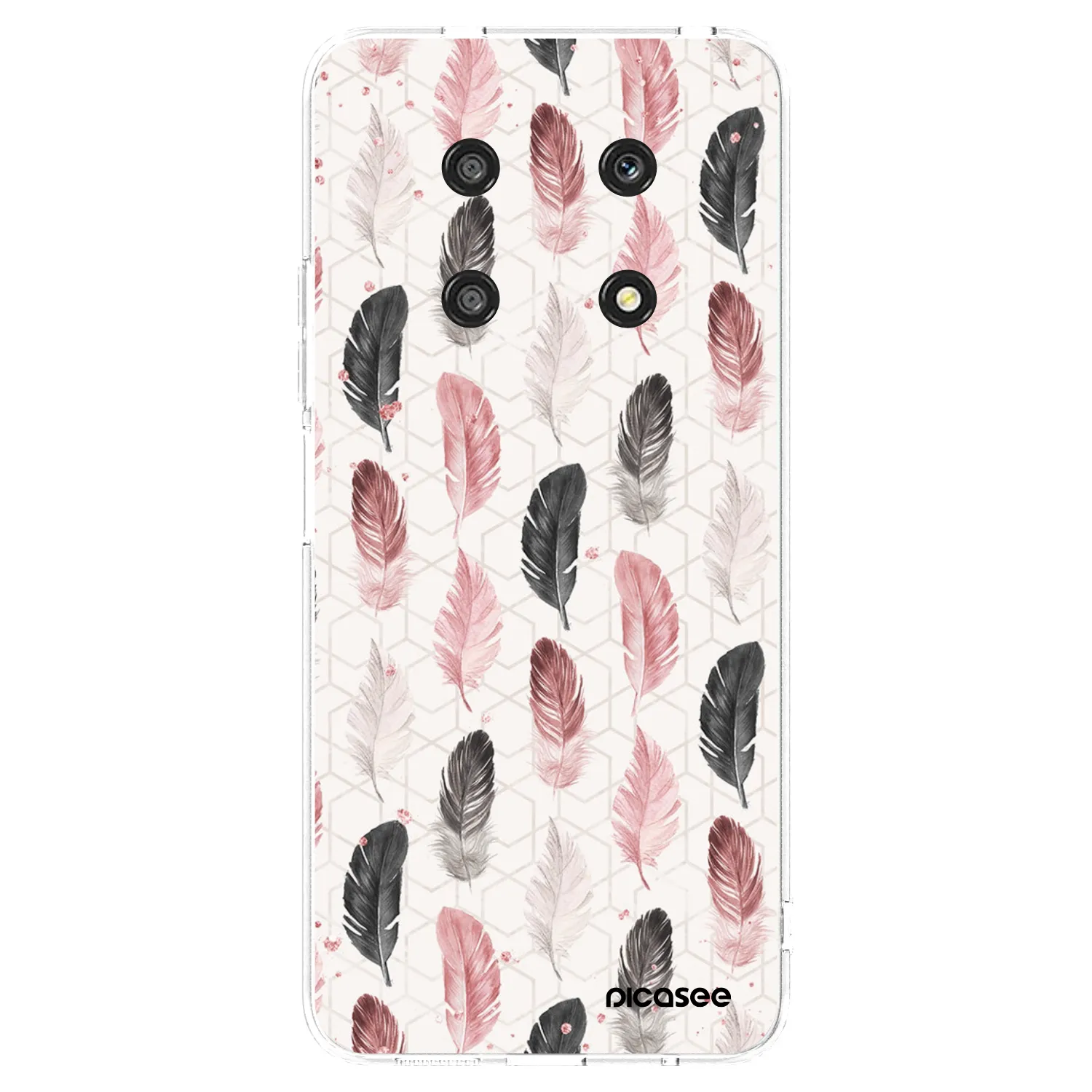 Picasee διαφανής θήκη σιλικόνης Honor Magic4 Lite 5G - Feather 2