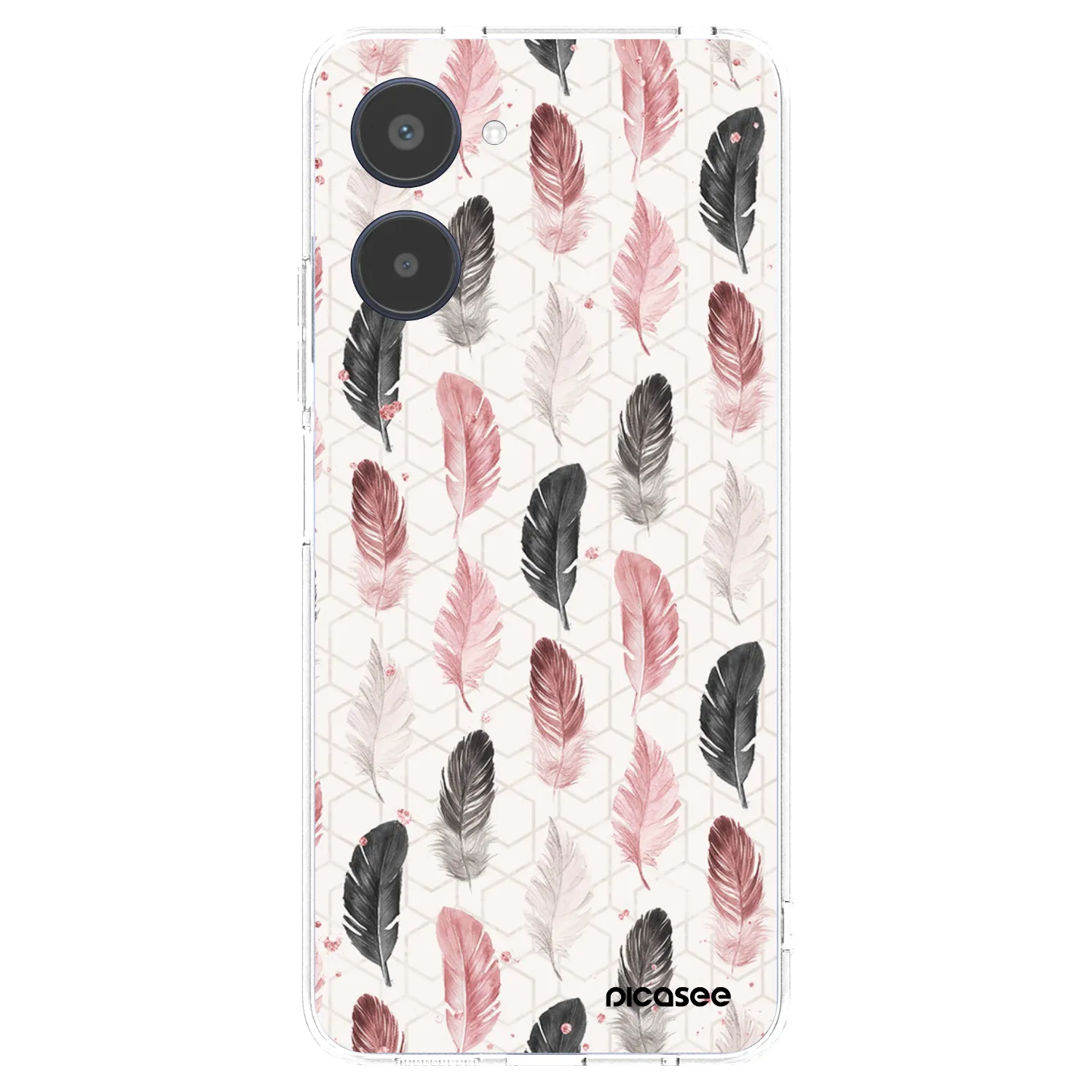 Picasee διαφανής θήκη σιλικόνης Realme 10 4G - Feather 2