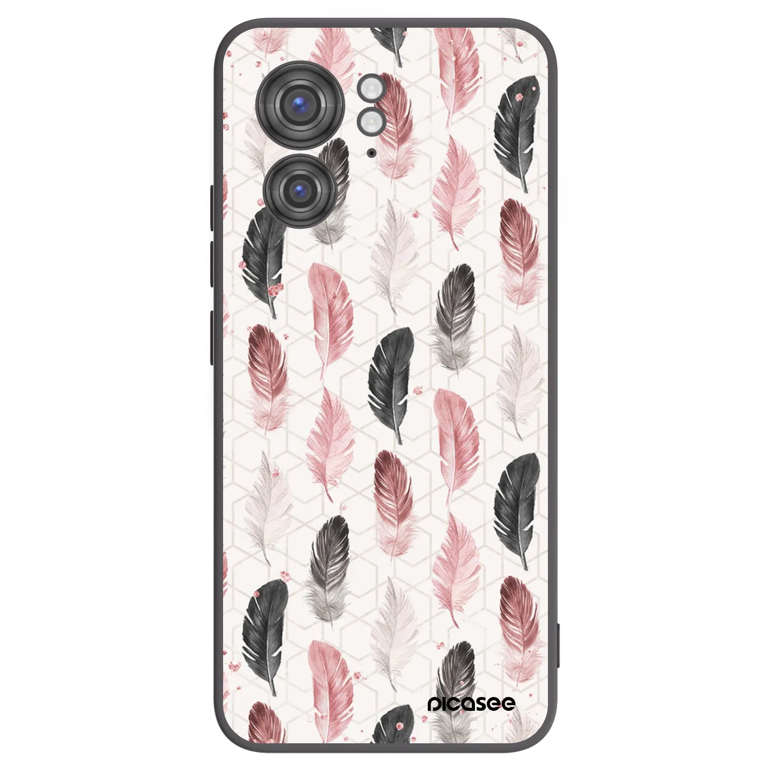 Picasee Μαύρη θήκη σιλικόνης για Motorola Edge 40 - Feather 2