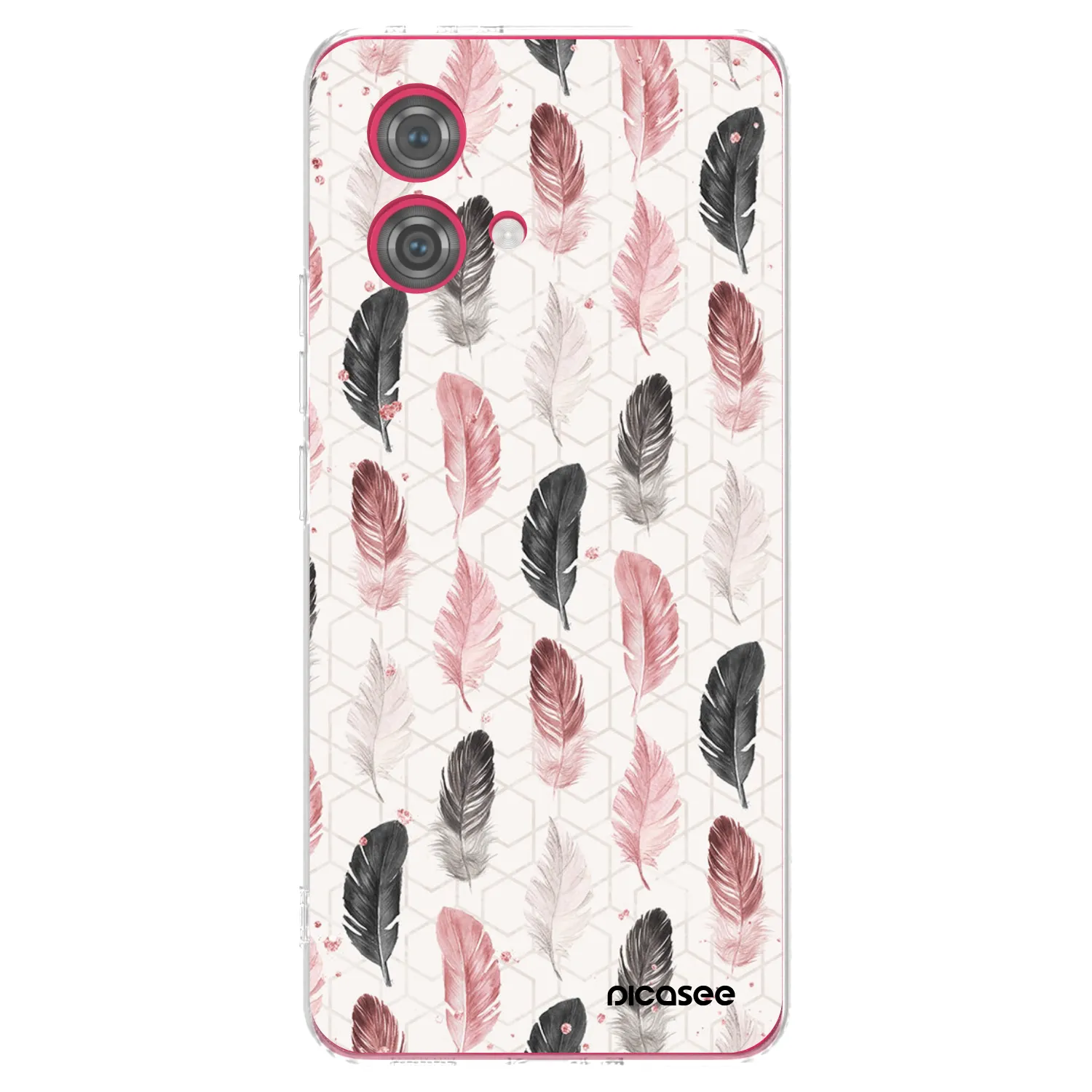 Picasee διαφανής θήκη σιλικόνης Motorola Moto G84 5G - Feather 2