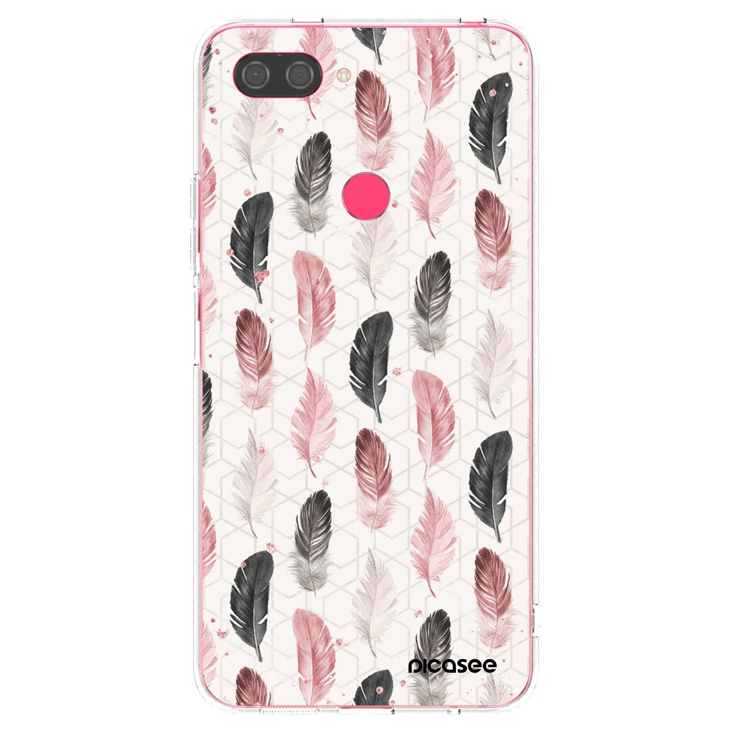 Picasee διαφανής θήκη σιλικόνης Xiaomi Mi 8 Lite - Feather 2