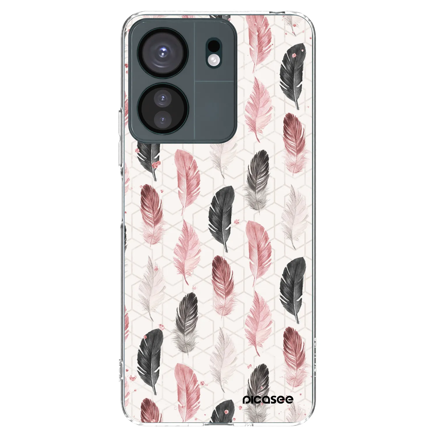 Picasee διαφανής θήκη σιλικόνης Xiaomi Redmi 13C 4G - Feather 2
