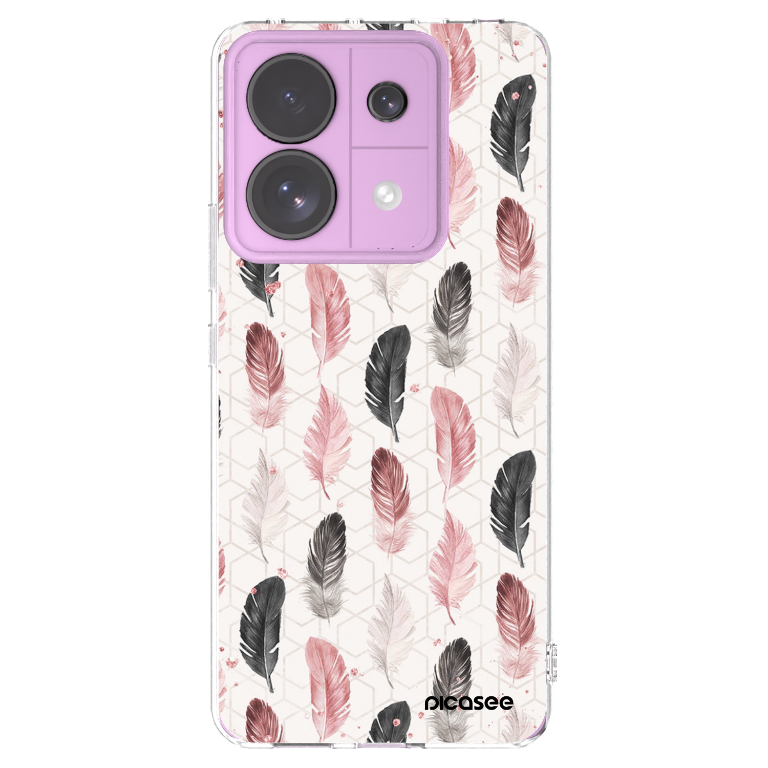 Picasee διαφανής θήκη σιλικόνης Xiaomi Redmi Note 13 Pro 5G - Feather 2