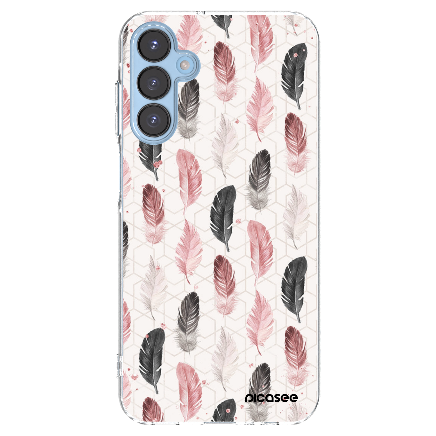 Picasee διαφανής θήκη σιλικόνης Samsung Galaxy A15 A156B 5G - Feather 2