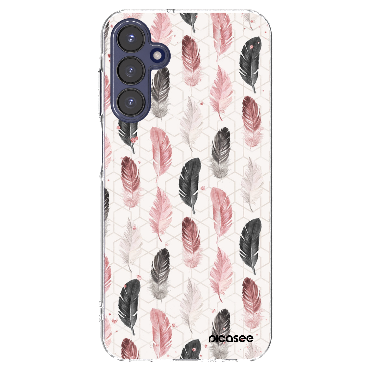 Picasee διαφανής θήκη σιλικόνης Samsung Galaxy A15 A155F 4G - Feather 2