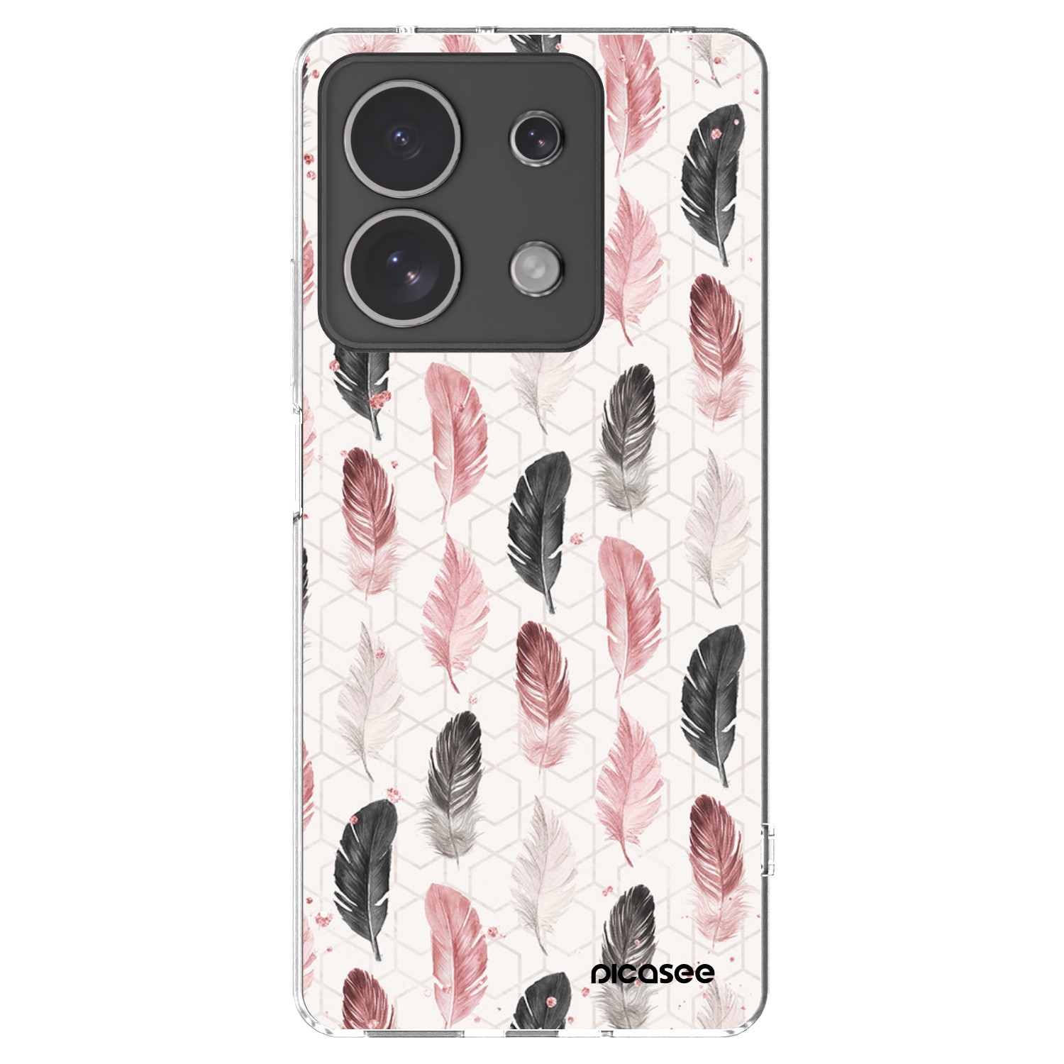 Picasee διαφανής θήκη σιλικόνης Xiaomi Redmi Note 13 4G - Feather 2