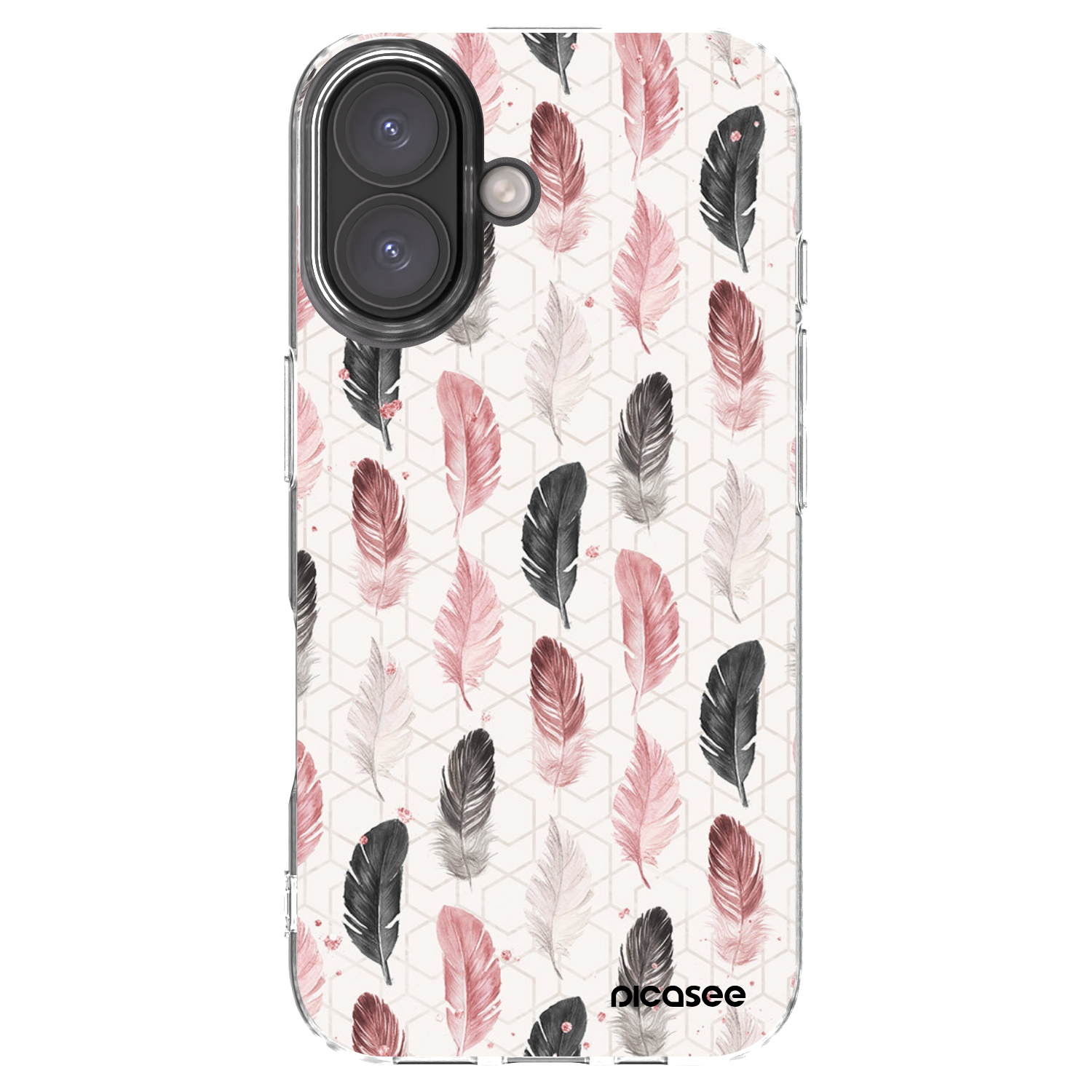 Picasee διαφανής θήκη σιλικόνης Apple iPhone 16 - Feather 2