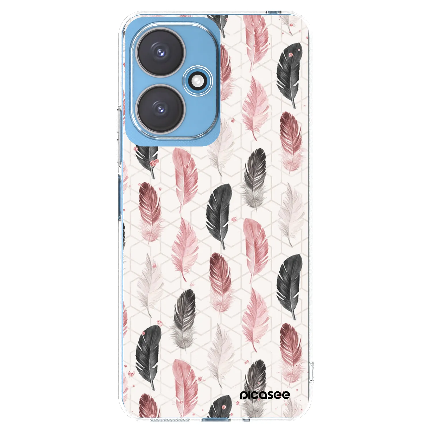 Picasee διαφανής θήκη σιλικόνης Xiaomi Redmi 13C 5G - Feather 2
