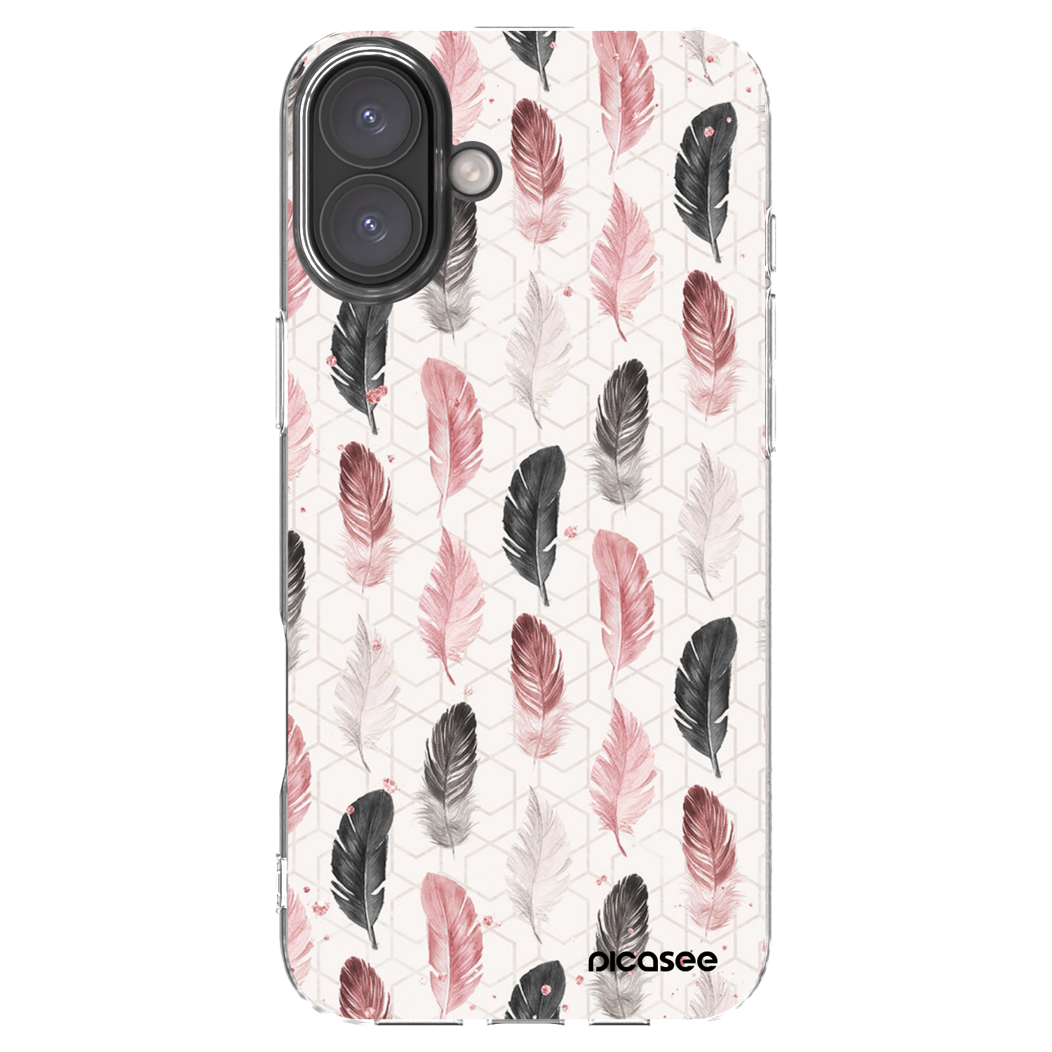 Picasee διαφανής θήκη σιλικόνης Apple iPhone 16 Plus - Feather 2