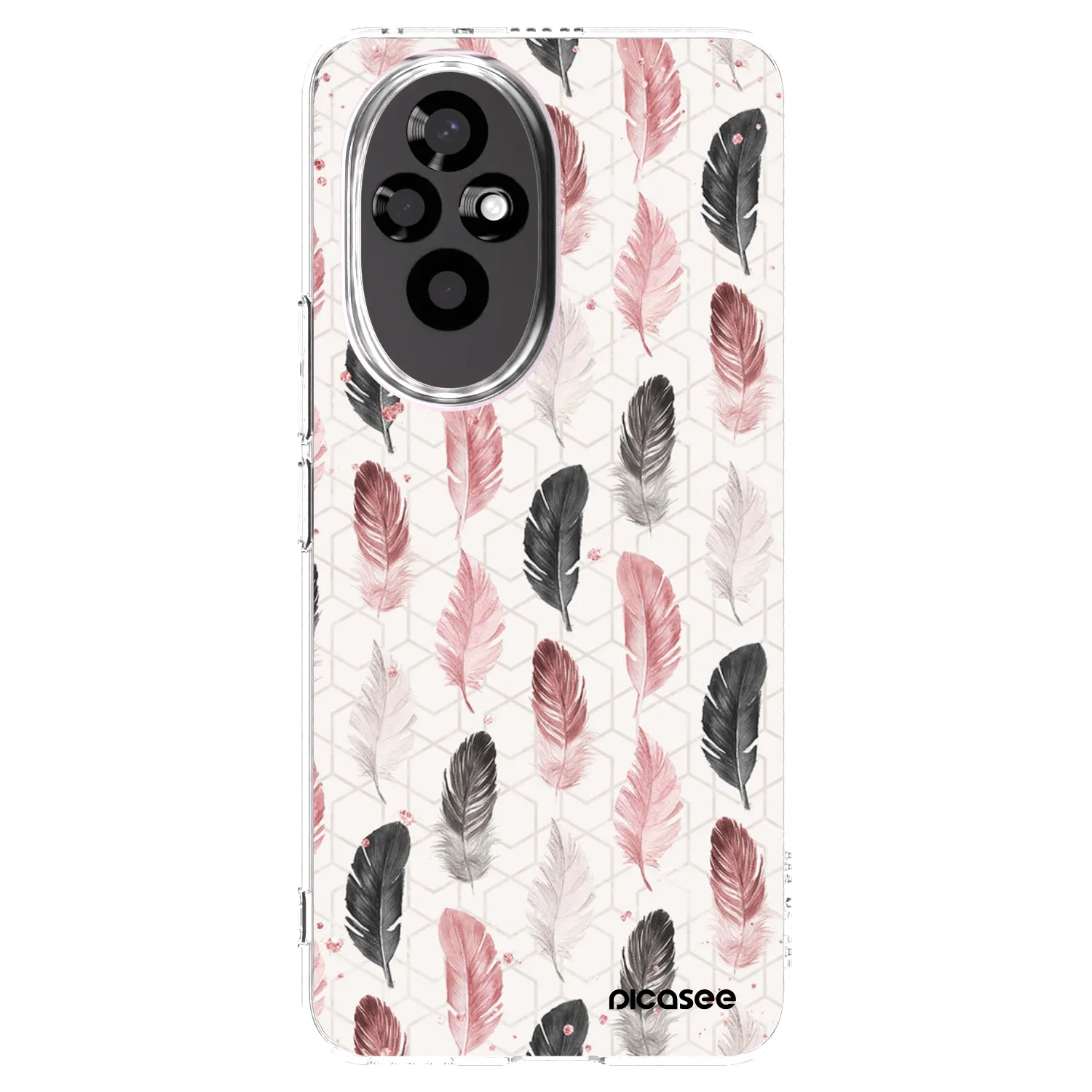 Picasee διαφανής θήκη σιλικόνης Honor 200 Pro 5G - Feather 2