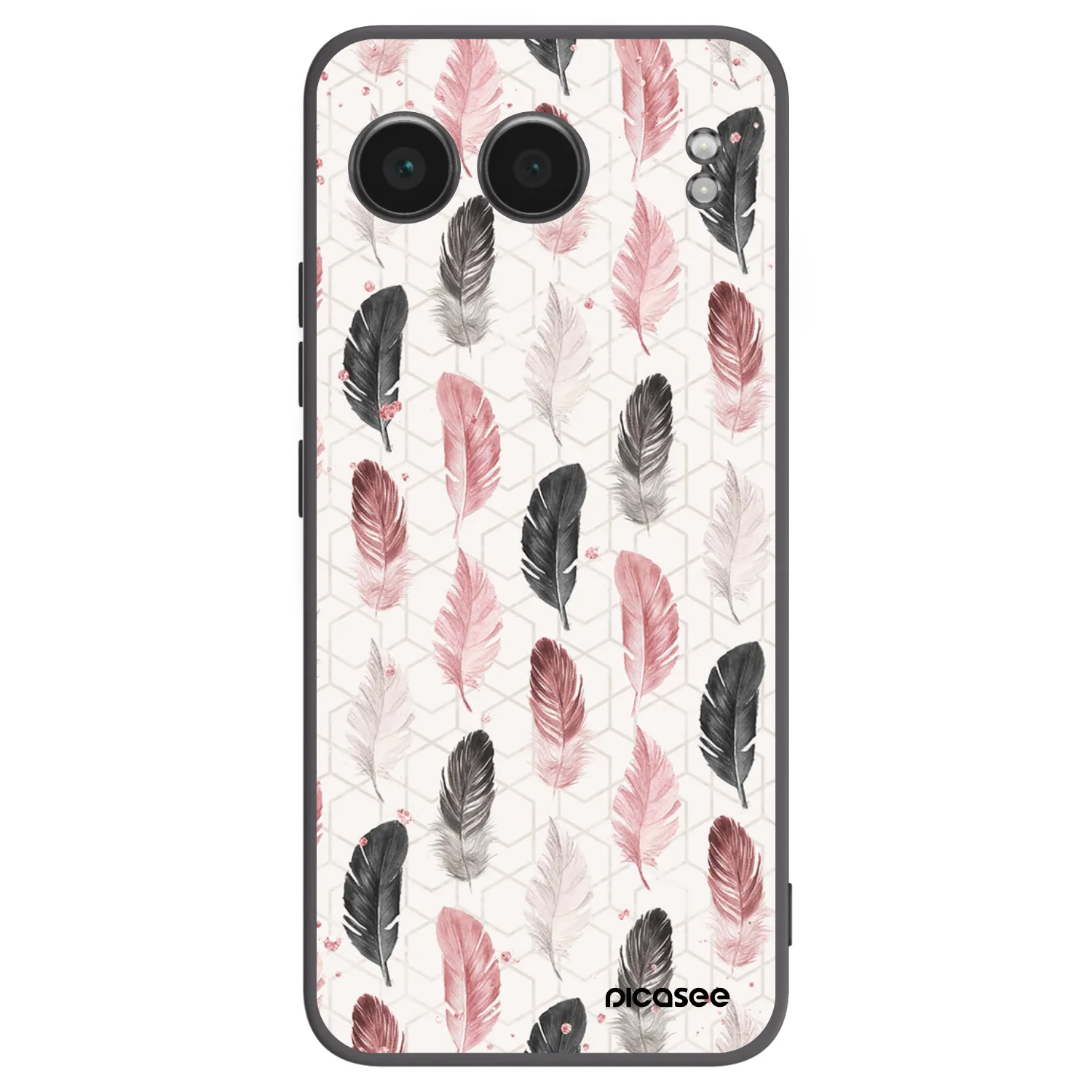 Picasee Μαύρη θήκη σιλικόνης για OnePlus Nord 4 - Feather 2