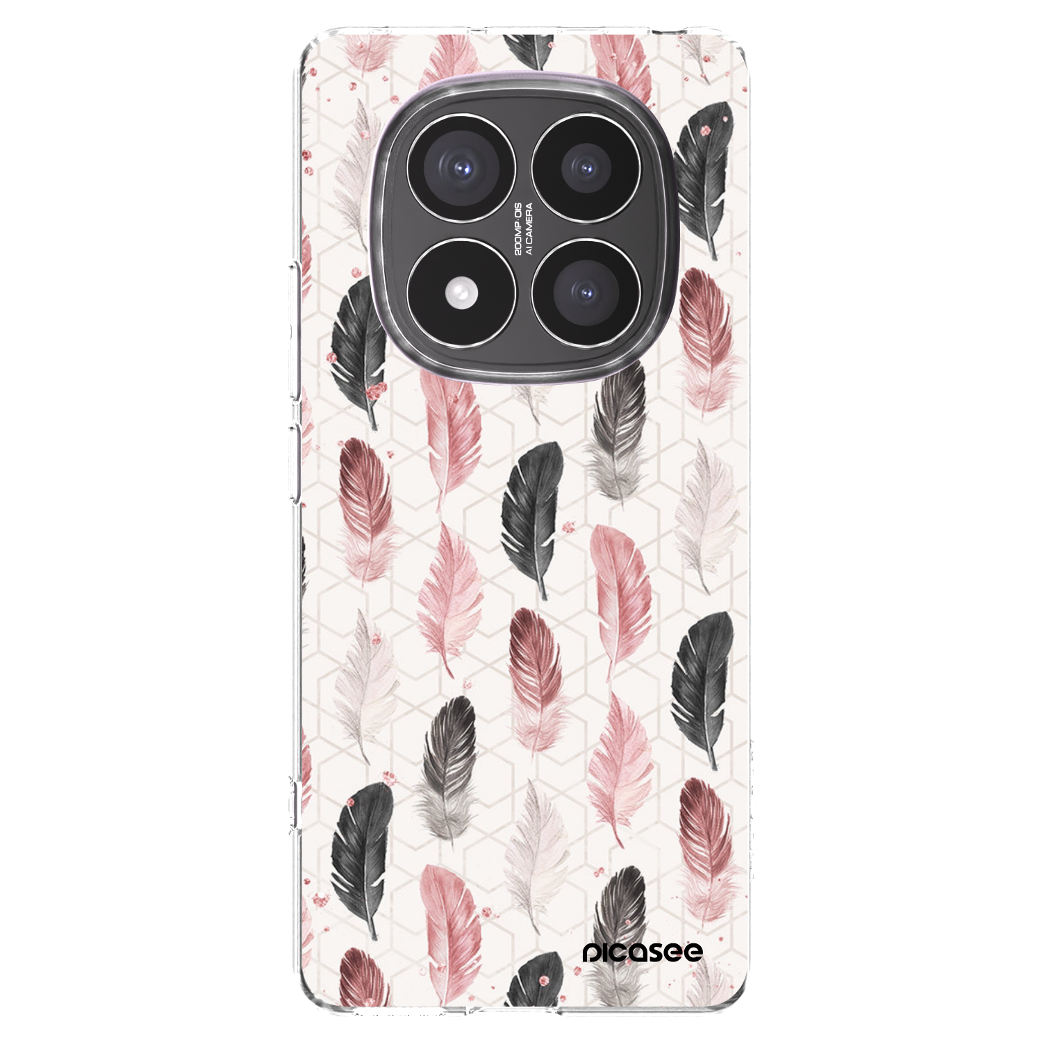 Picasee διαφανής θήκη σιλικόνης Xiaomi Redmi Note 14 Pro+ 5G - Feather 2