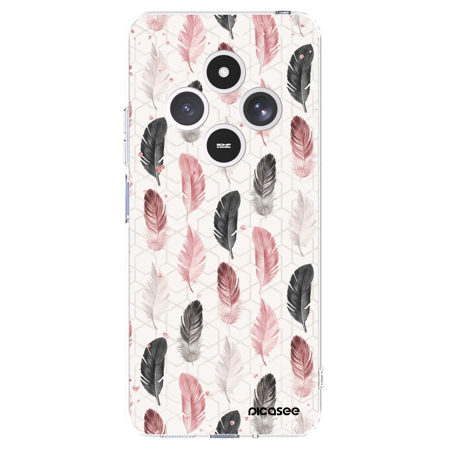 Picasee διαφανής θήκη σιλικόνης Xiaomi Redmi 14C - Feather 2