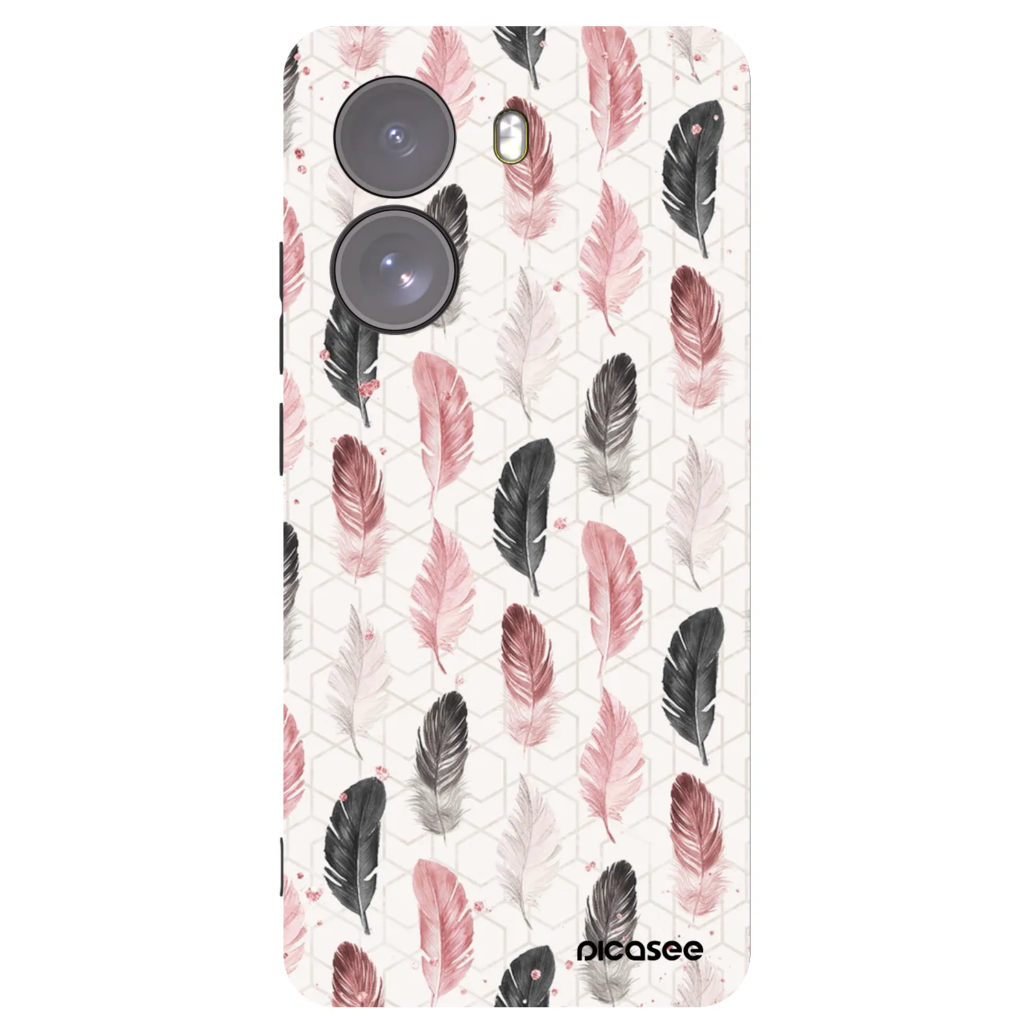 Picasee Μαύρη θήκη σιλικόνης για Xiaomi Poco X7 - Feather 2