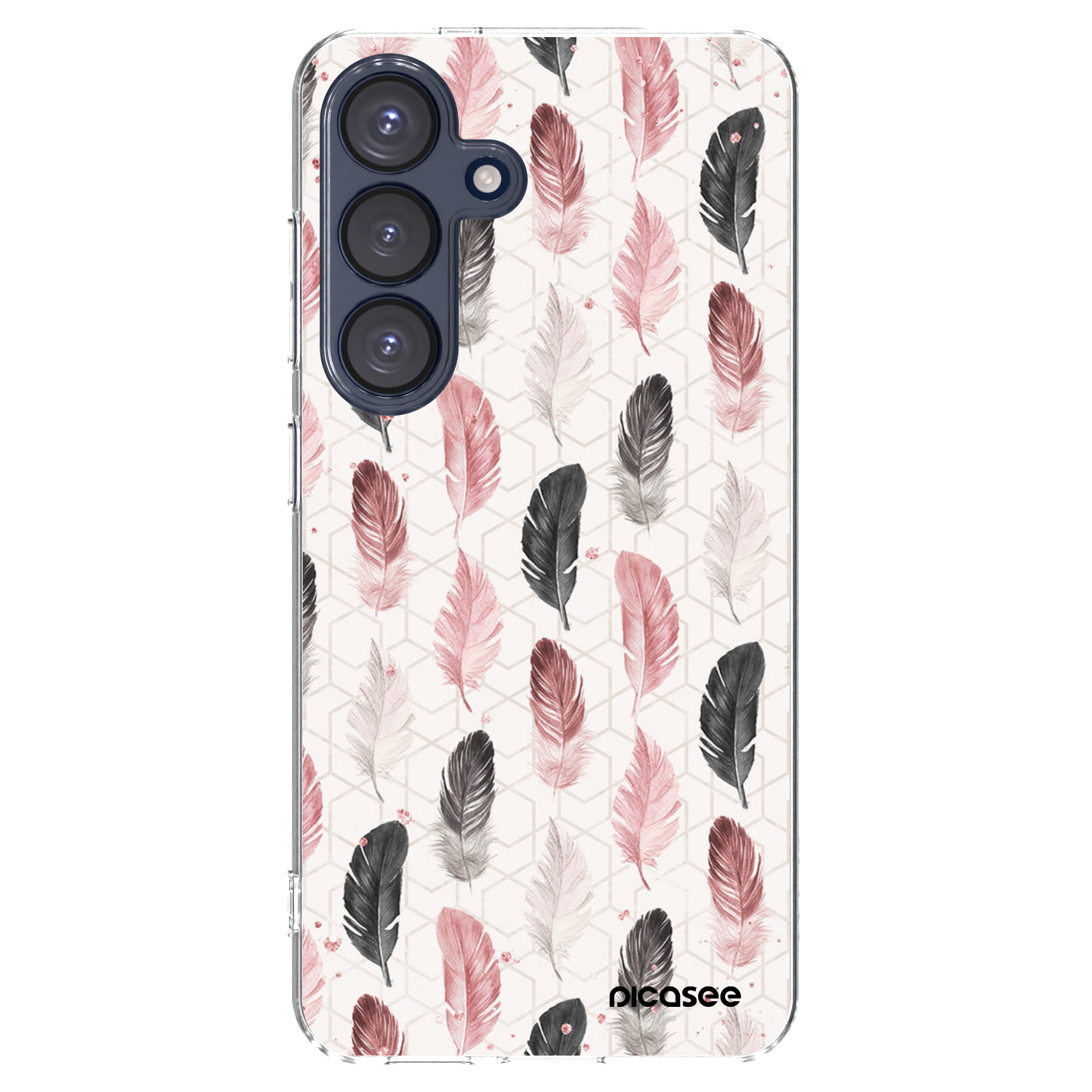 Picasee διαφανής θήκη σιλικόνης Samsung Galaxy S25 5G - Feather 2