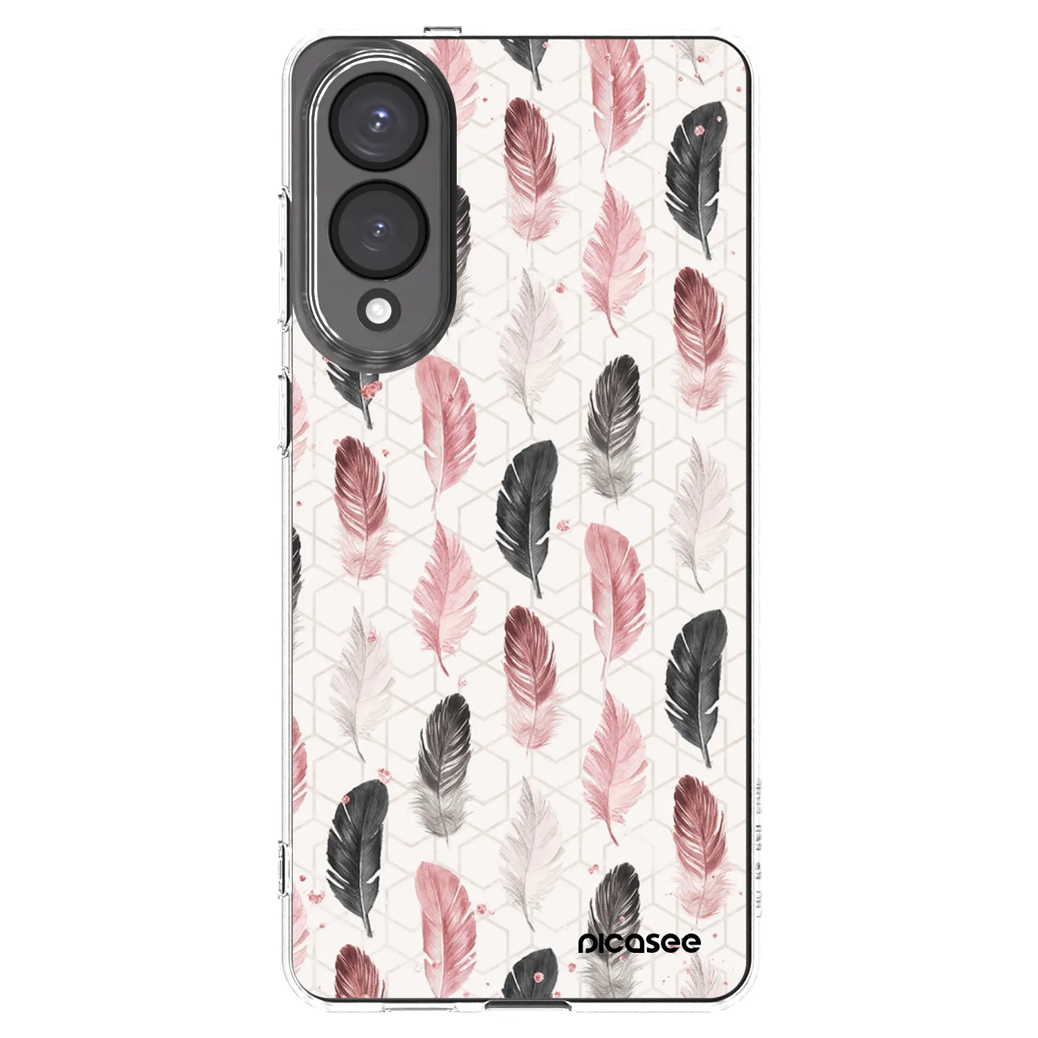 Picasee διαφανής θήκη σιλικόνης Samsung Galaxy S25 Edge 5G - Feather 2