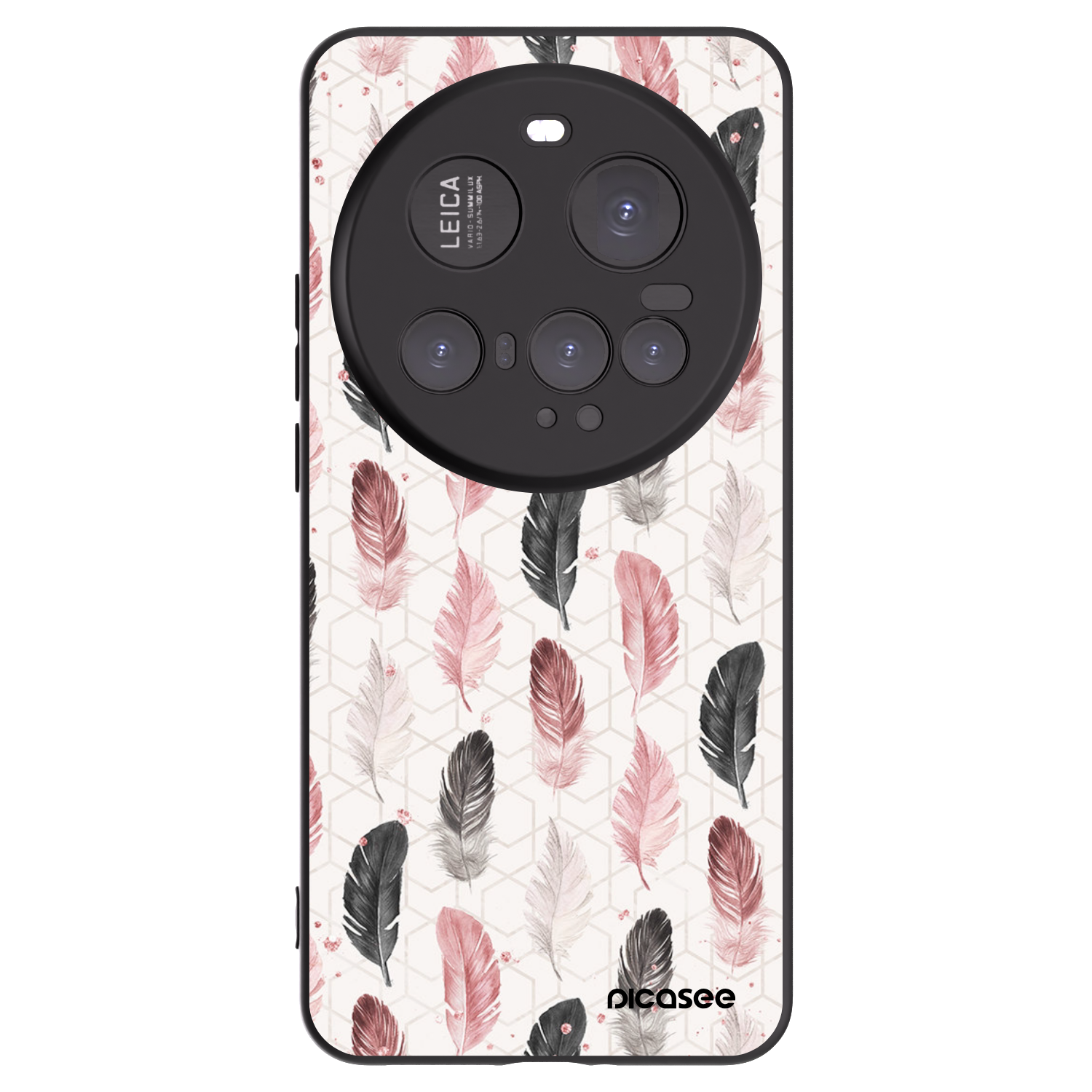 Picasee Μαύρη θήκη σιλικόνης για Xiaomi 15 Ultra - Feather 2