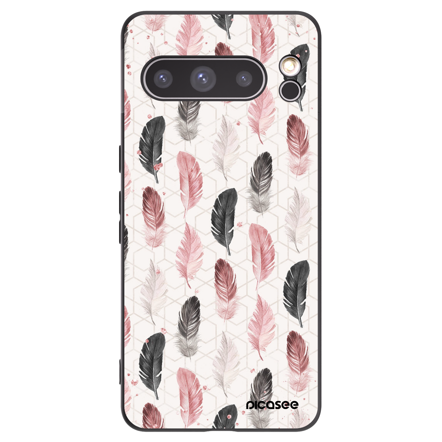 Picasee Μαύρη θήκη σιλικόνης για Google Pixel 8 Pro - Feather 2