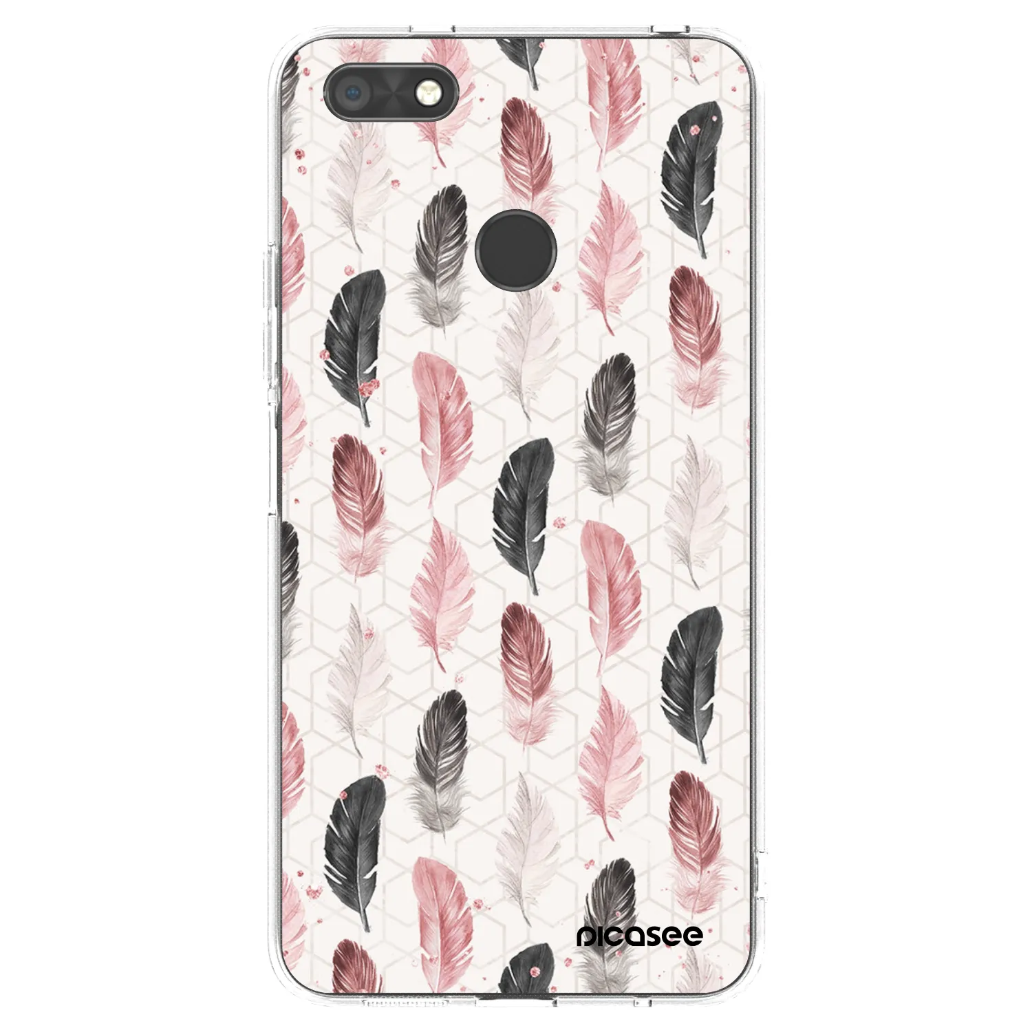Picasee διαφανής θήκη σιλικόνης Huawei P9 Lite Mini - Feather 2
