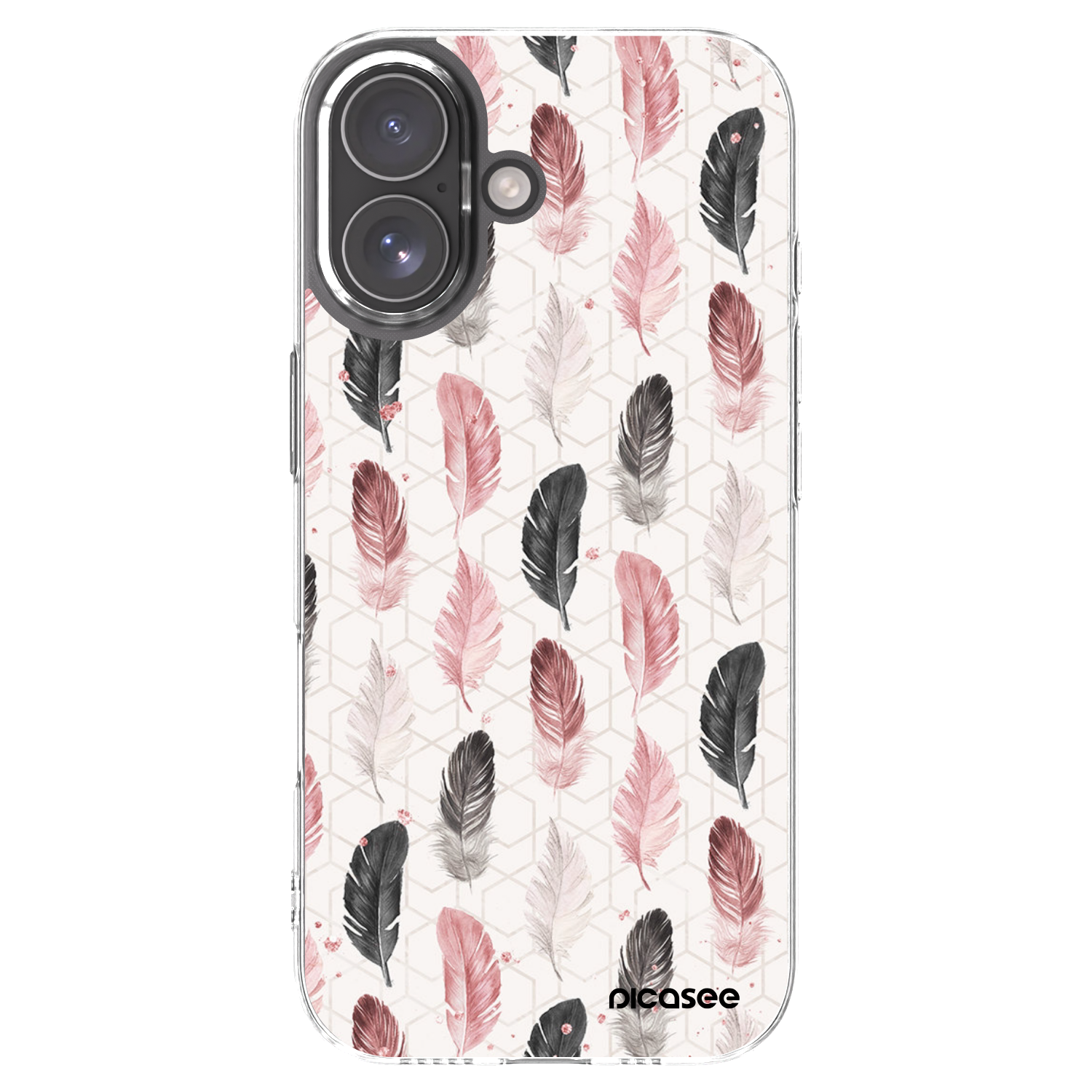 Picasee διαφανής θήκη σιλικόνης Apple iPhone 17 - Feather 2