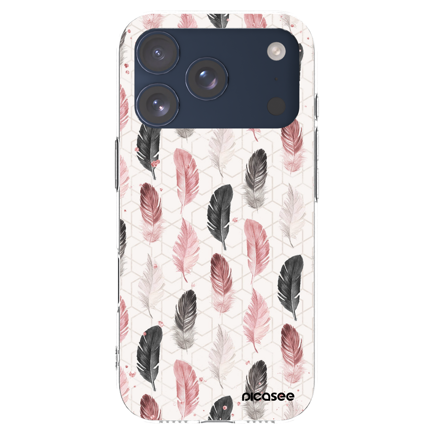 Picasee διαφανής θήκη σιλικόνης Apple iPhone 17 Pro - Feather 2